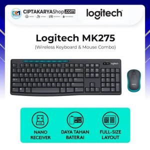 Logitech MK275 Wireless Keyboard & Mouse Combo