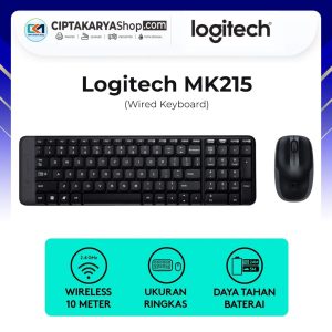 Logitech MK215 Wireless Keyboard & Mouse Combo